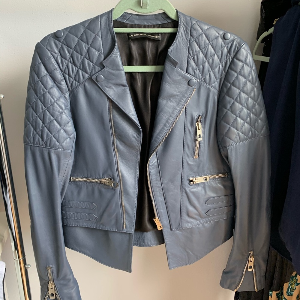 Authentic Balenciaga Biker Jacket